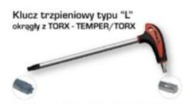 Ključ Torx - rezistorx  sa T-ručicom T8 ASTA
